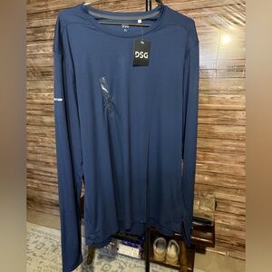 DSG Men's Deep Blue Long Sleeve Tee